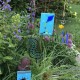 Glass Garden Art & Shepherd's Hook - NEW!